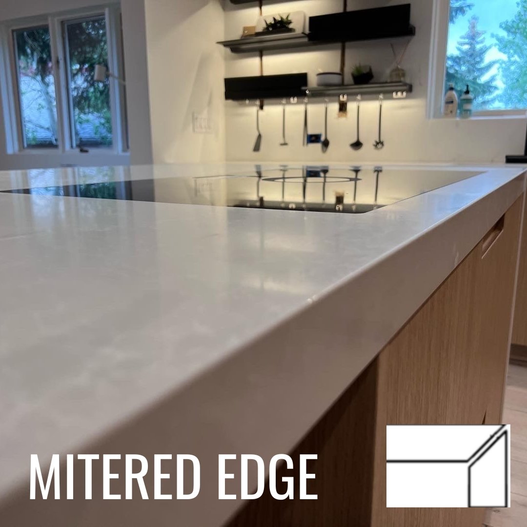 mitered edge